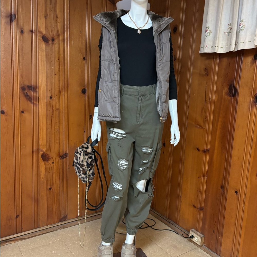 Olive Green Cargo Pants